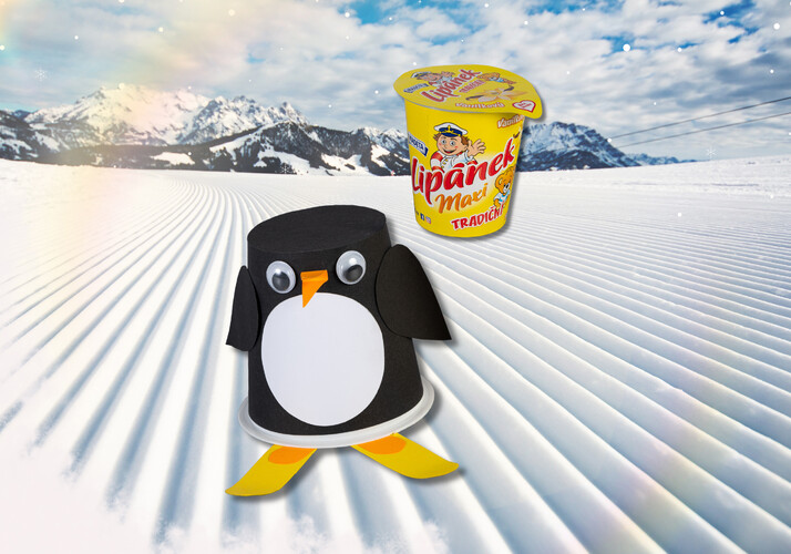 Lyžující tučňák