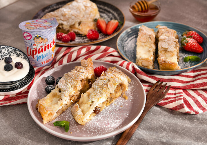 Jablečný štrůdl s Lipánkem