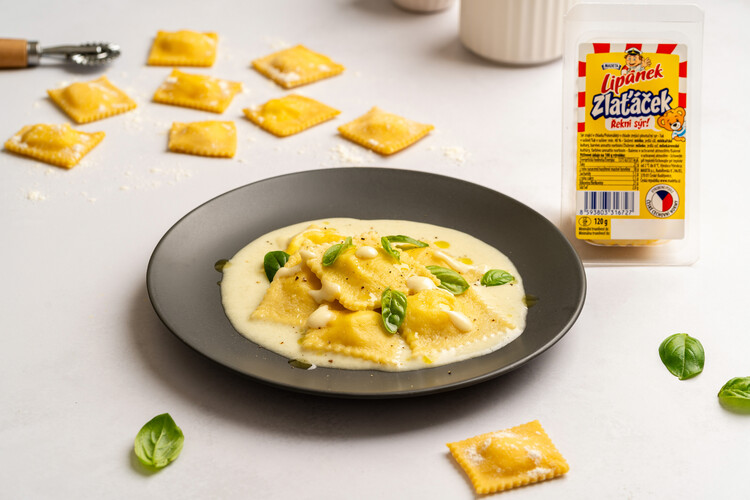 Sýrové ravioli