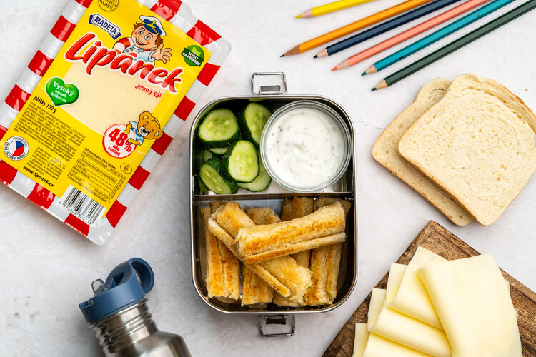 Sýrové rolky z toastového chleba