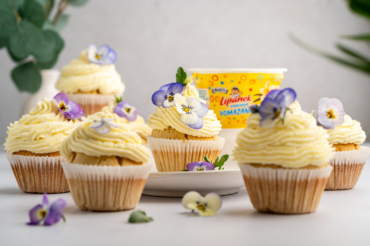 Vanilkové cupcakes
