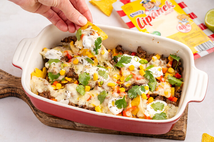 Zapečené nachos