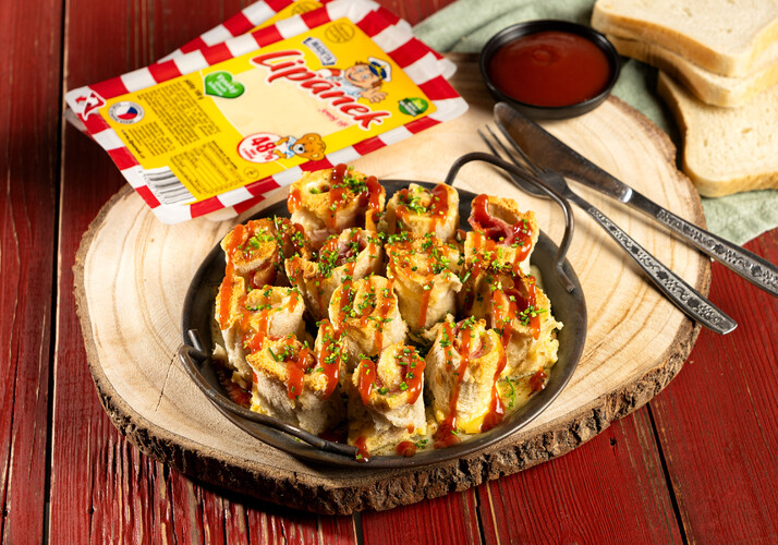 Zapečení toustoví šneci