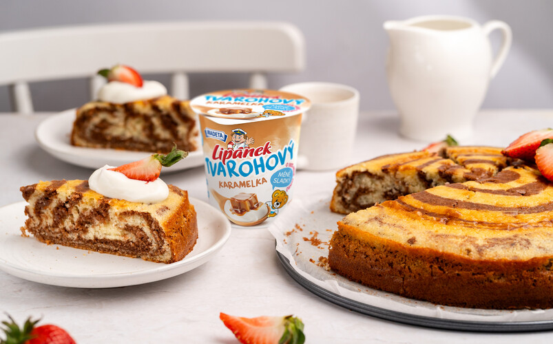 Zebra dort s karamelovým Lipánkem