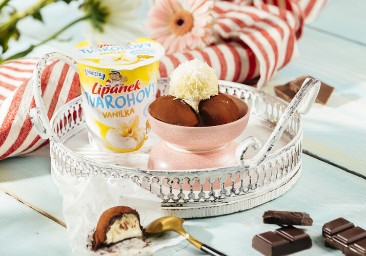 Zmrzlinové bonbony v čokoládě s Tvarohovým Lipánkem
