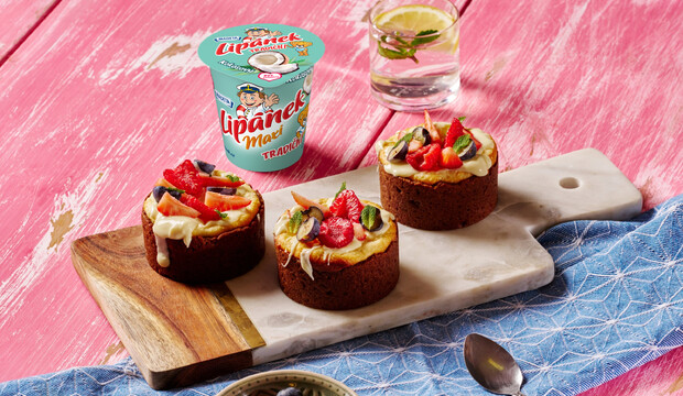 Mini cheesecake s kokosovým Lipánkem