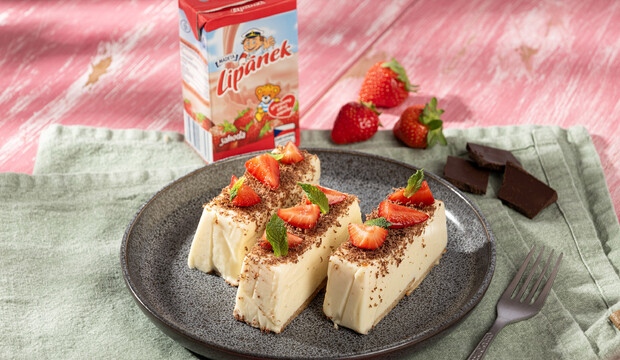 Sladké řezy z mlíčka Lipánek