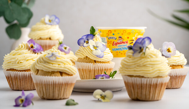Vanilkové cupcakes