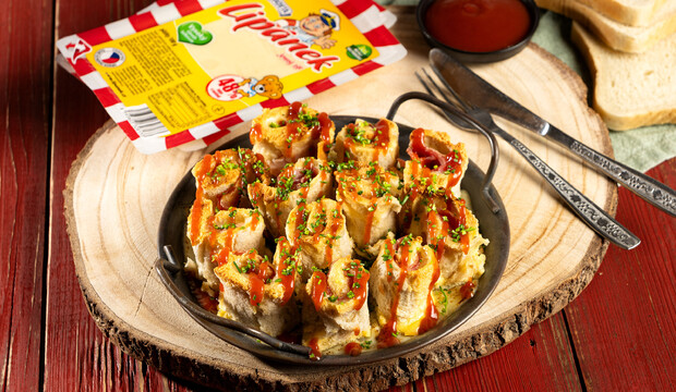 Zapečení toustoví šneci