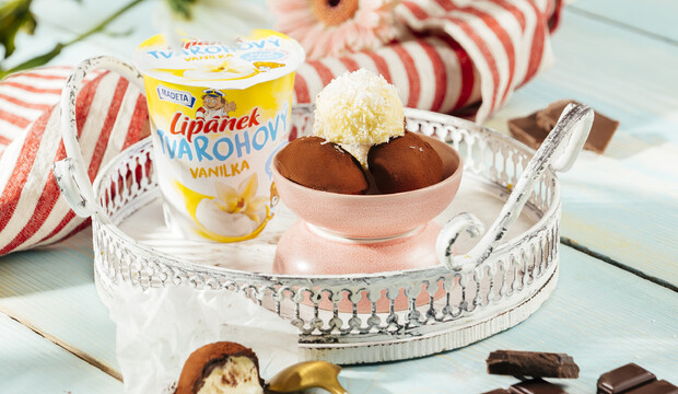Zmrzlinové bonbony v čokoládě s Tvarohovým Lipánkem