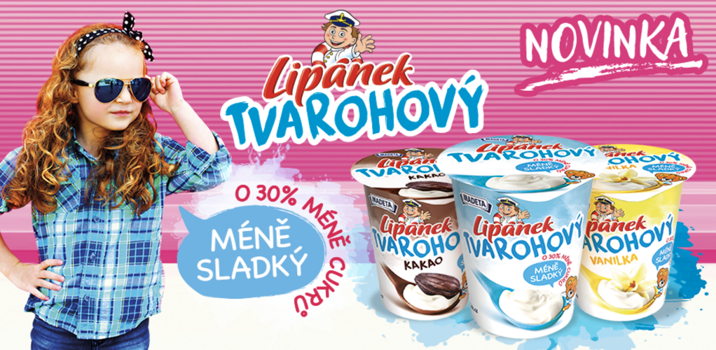Nový TVAROHOVÝ od Lipánka