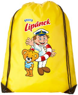 Žlutý sáček na obuv